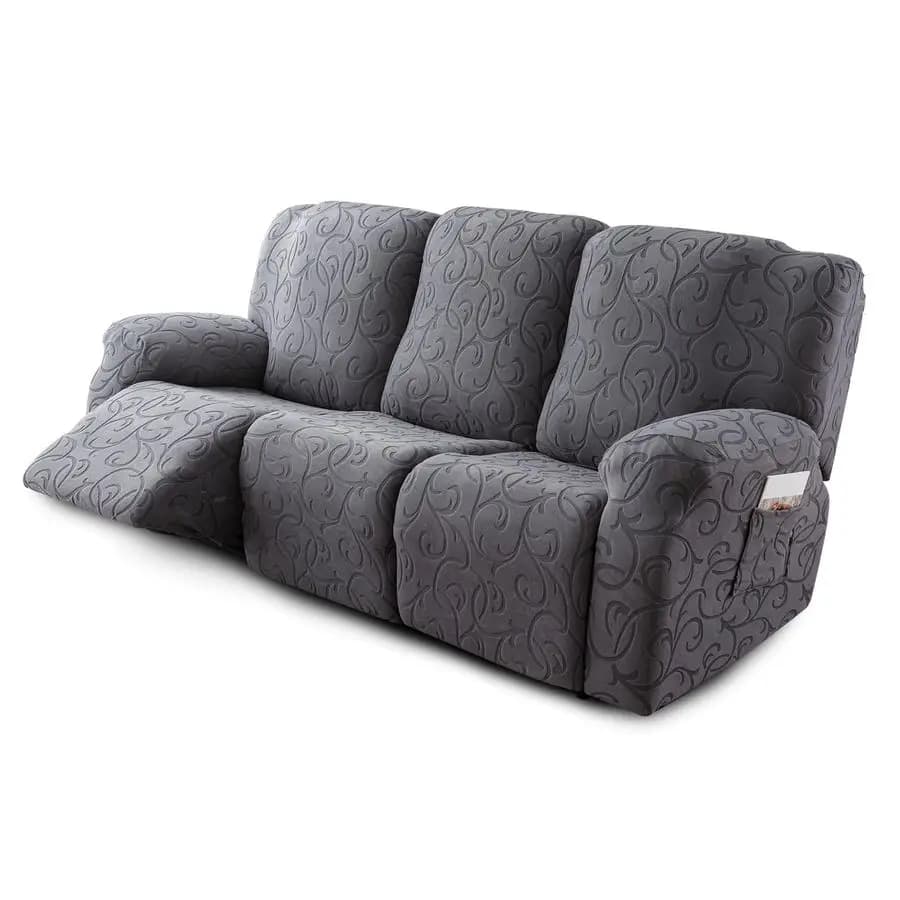 3 Seat Sofa Cover, 5 Piece Set, Elasticized 3 Seat Sofa Cover, Jacquard Soft