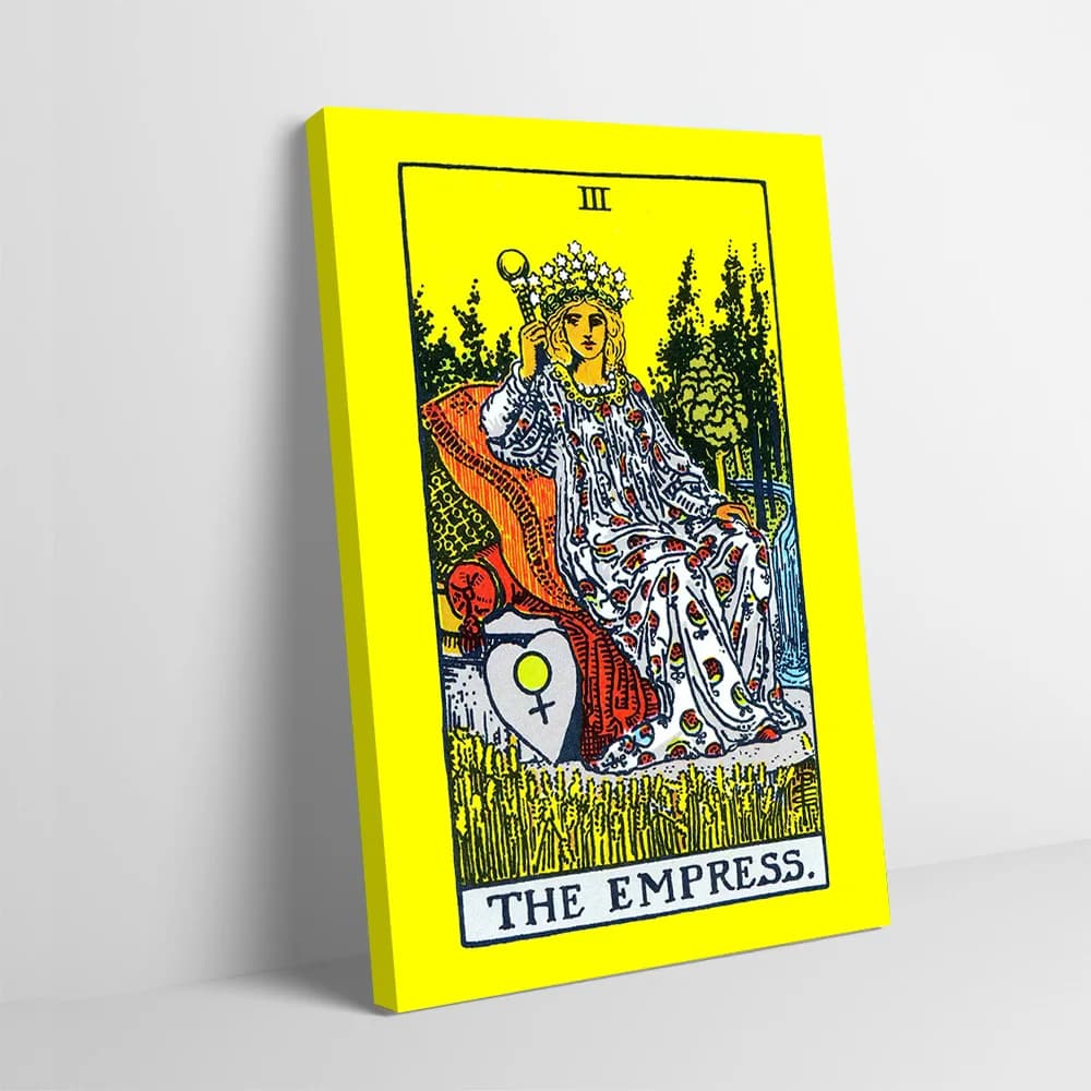L'imperatrice Tarocchi Poster Pittura su tela stampata personalizzabile per immagini Immagine decorativa di arte della parete Decorazione di lusso