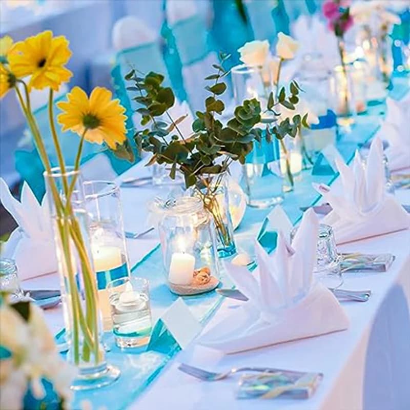 ABWR-48 Flameless Water Candles, Floating Water Electronic Candles, Wedding Party Pool Dinner Candles (Yellow Light) Easy To Use