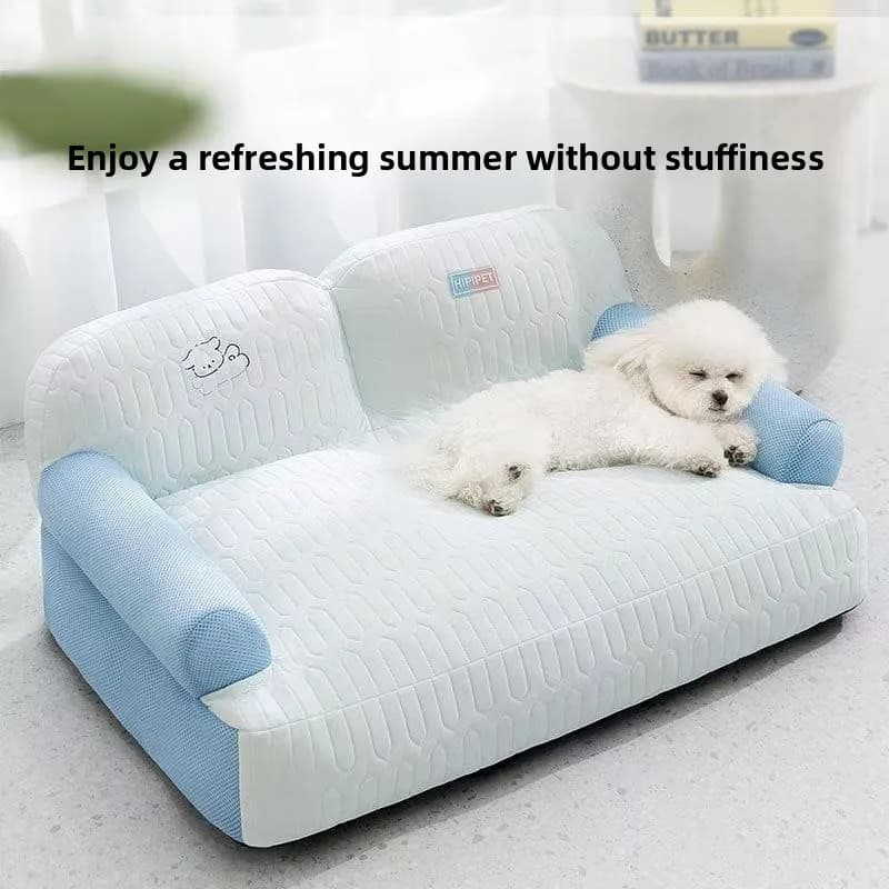 New Double-sided Pet Couch for Small Dogs and Cats, All-season, Breathable and Cool Dog Bed for Spring and Summer