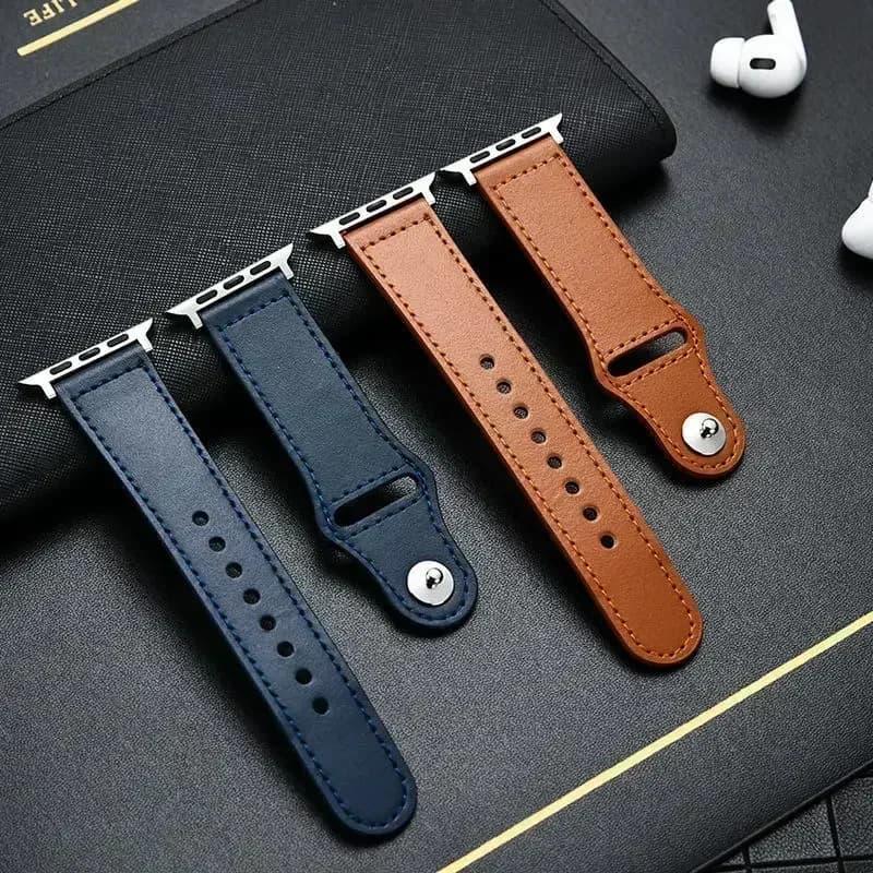 Cinturino per orologio da lavoro in pelle per Apple Watch uomo donna compatibile con la serie 987654321 Ultra 49mm 44mm 40mm 45mm 41mm 42mm 38mm