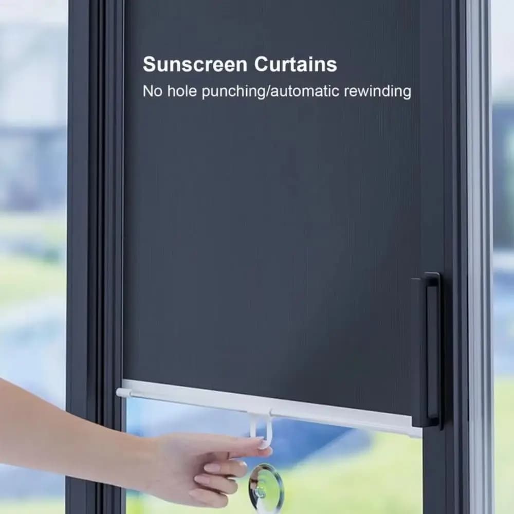 New Retractable Car Side Window Sun-Shade Universal Black UV-Protection Curtains Cars Windscreen Sunshade Auto Truck