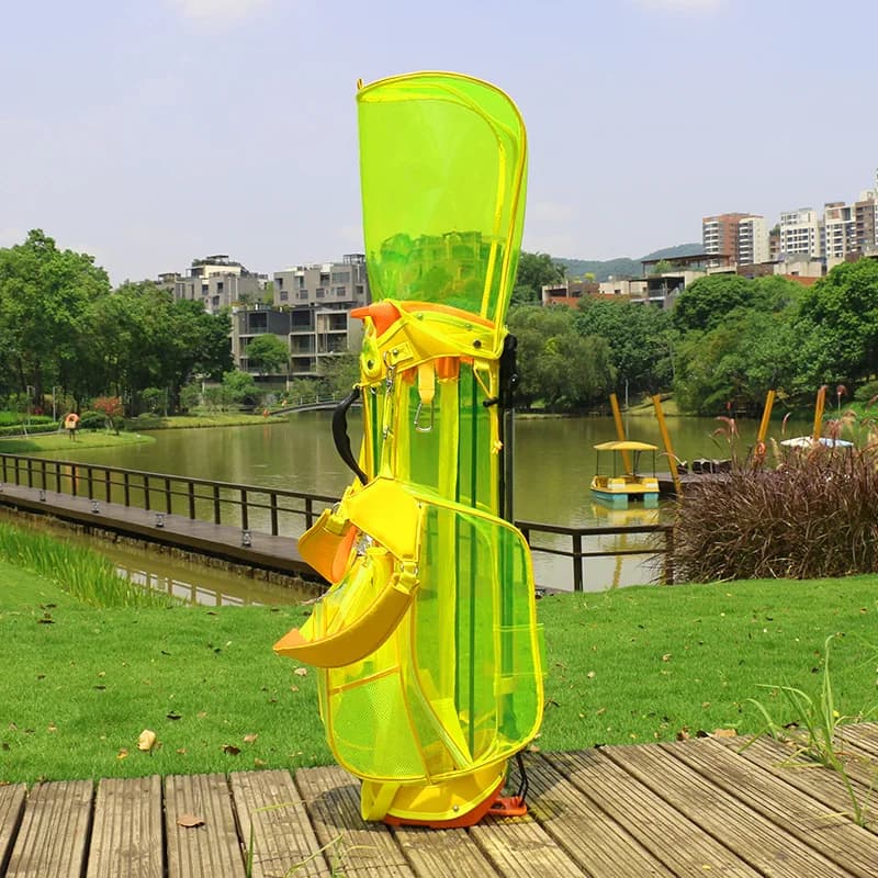 Borsa porta palline da golf trasparente, borsa da golf coreana trasparente, borsa leggera per mazze da golf da uomo e da donna, nuova borsa per palline