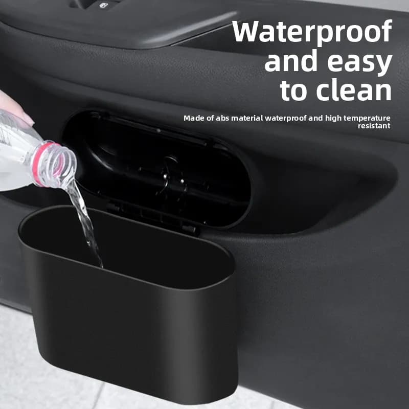 Per Cadillac Escalade 2001 ~ 2025 Auto Trash Bin Nero Piazza Pressatura Kit Appeso Pattumiera Facile Installazione Accessori Interni