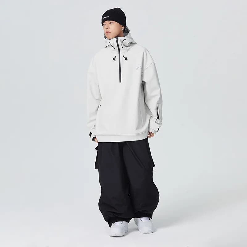 SEARIPE Tuta da sci invernale Set Tuta da neve impermeabile antivento da esterno Uomo Sport da sci Coppia con cappuccio Abbigliamento da snowboard caldo