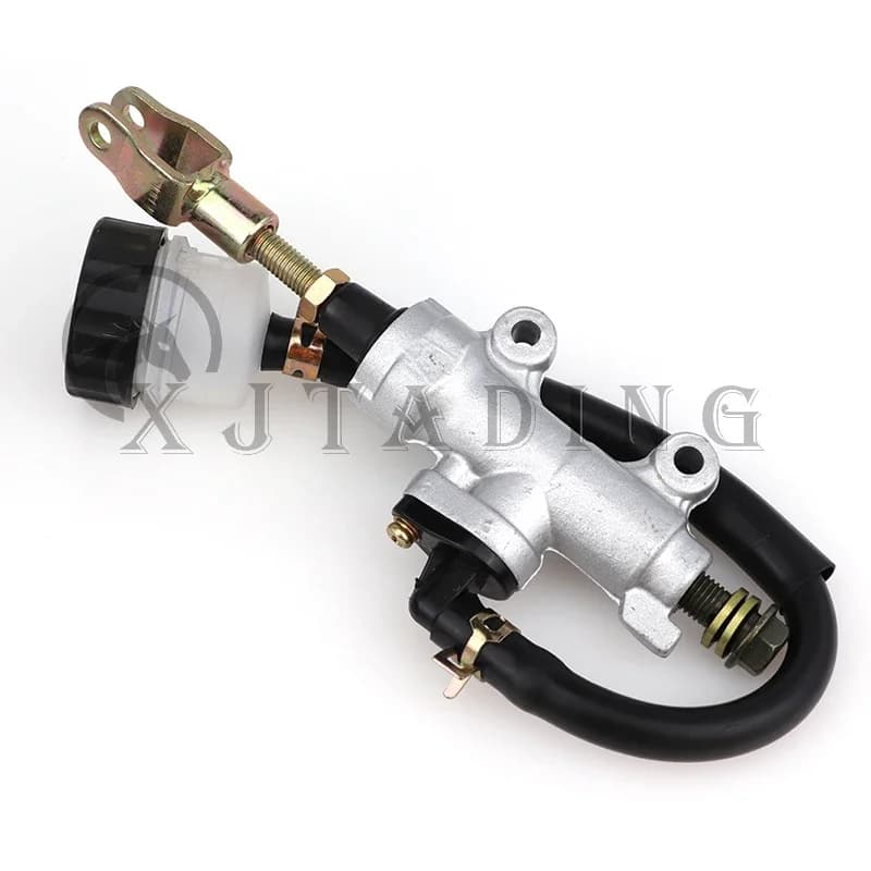 Pompa freno idraulica a pedale posteriore per moto Refit serbatoio pompa freno posteriore per Pit Dirt Bike Moto ATV Buggy Quad