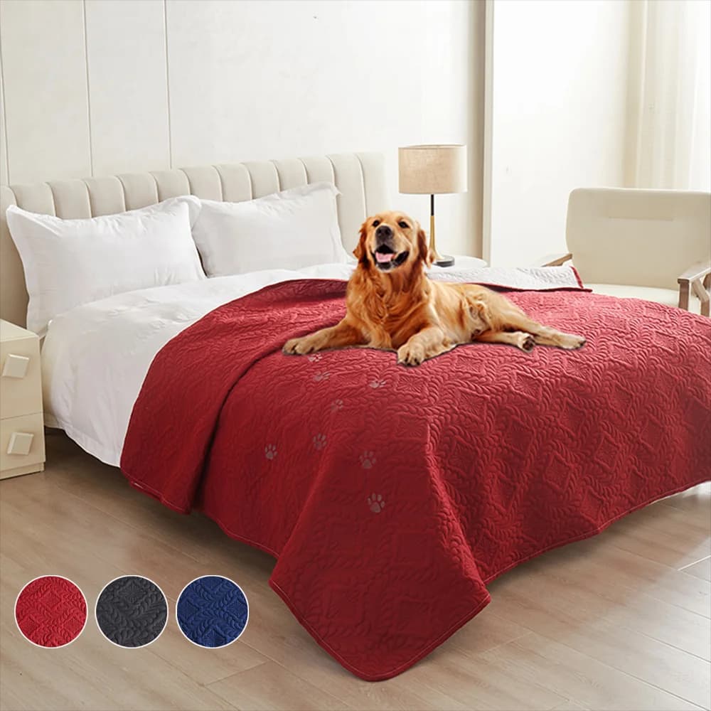 Copriletto impermeabile per animali domestici da 1 pezzo, tappetino protettivo per letto e divano, adatto per cani e gatti, protezione per materasso o mobili