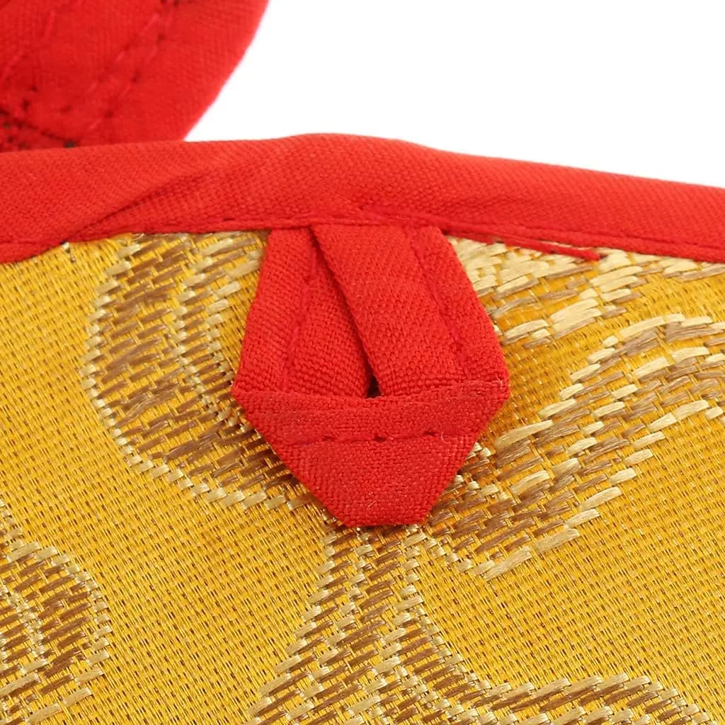Jacquard Fabric Vajry Pestle Bag Handmade Buddhist Bells Storage Organiser for Tibetan Temple and Home Use