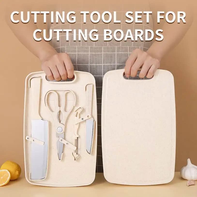 Complete Set of Knives and Cutting Machines for Domestic Kitchen, Sharpened, for Children's Food, Two-in-One, for Dormitory and Fruit