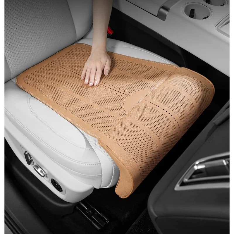 Car Seat Extension Bearing Car Seat Support for Auto Seat Breathable Leather Seat for Car Mat Accessories for Driver Memory Foam Seat