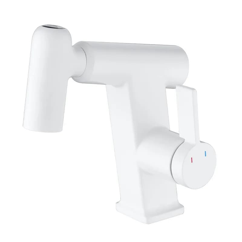 Rubinetto per lavabo domestico estraibile in ottone dorato spazzolato Rubinetto per lavabo multifunzionale Rubinetto per lavabo misto caldo e freddo
