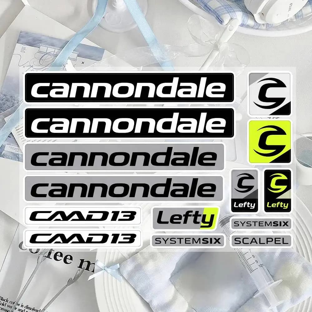 For Cannondale Reflective Motorcycle Stickers Waterproof Vinyl Decals For Motorbike Helmet Fuel Tank Bike