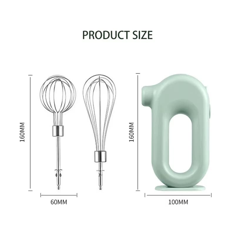 USB Electric Blender Wireless portable blenders with 2 mixing heads Kitchen robots Portable rechargeable blender Egg mixer