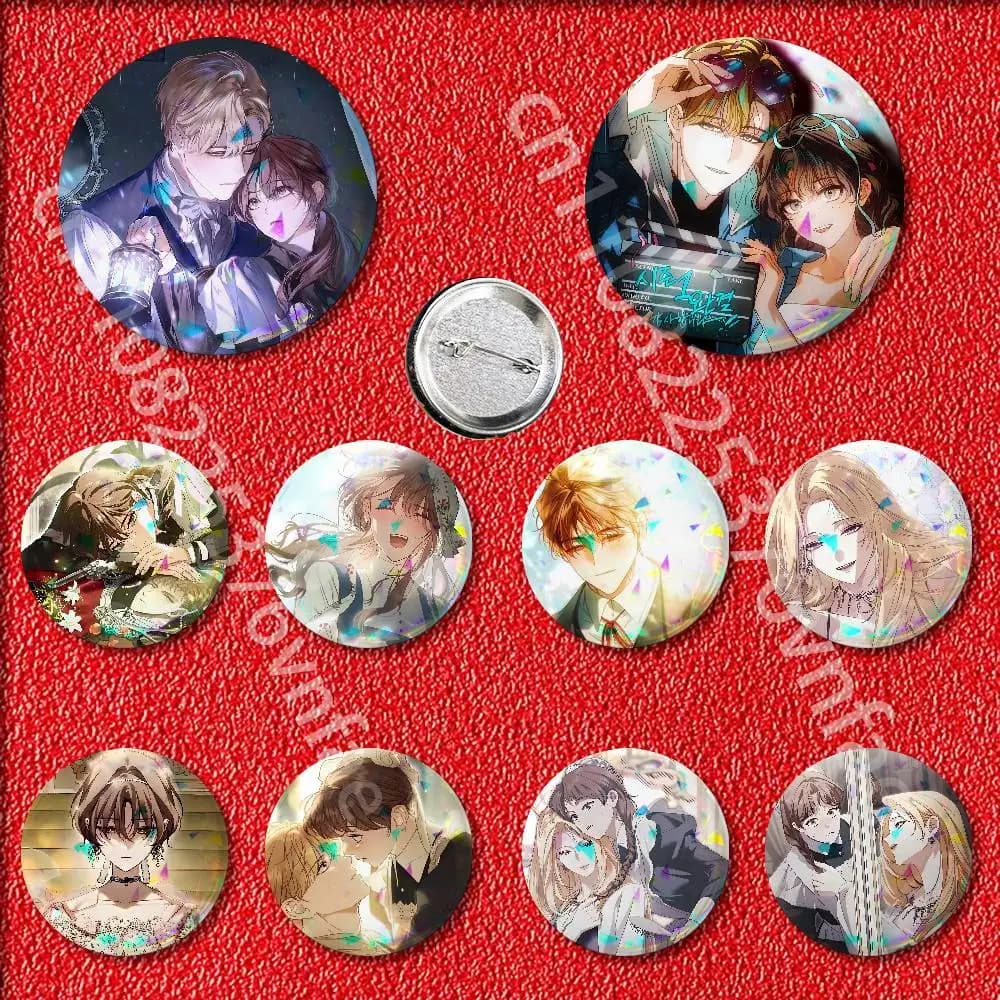 The C-Counts Secret C-Comics Maid HD laser brooches and badges for backpacks hats accessories