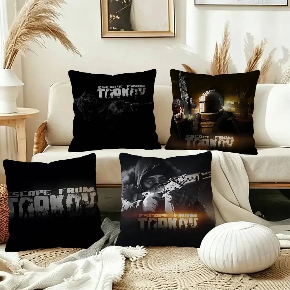Game escapes from tarkovs Personalized Pillow Dust Cover Bedroom Kids Party Decoration Pillowcase Birthday Children Gift