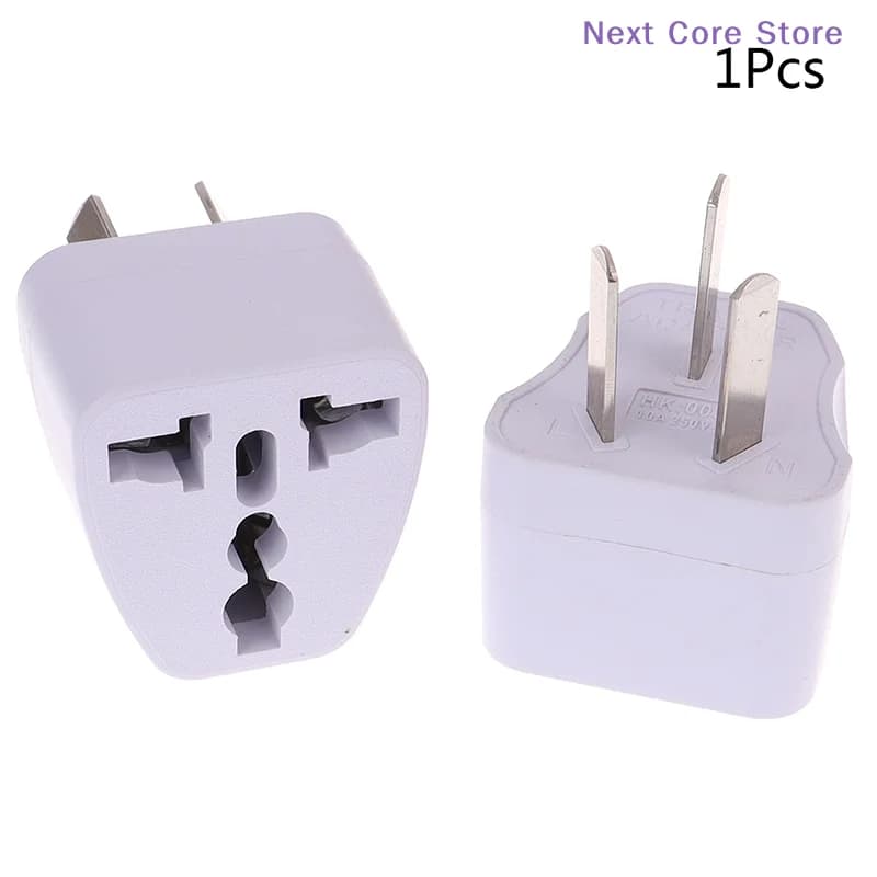 [NC]1Pcs White Universal Travel Power Plug Adapter USA EU EURO Asia To AU AUSTRALIAN 3 Pin[NC]