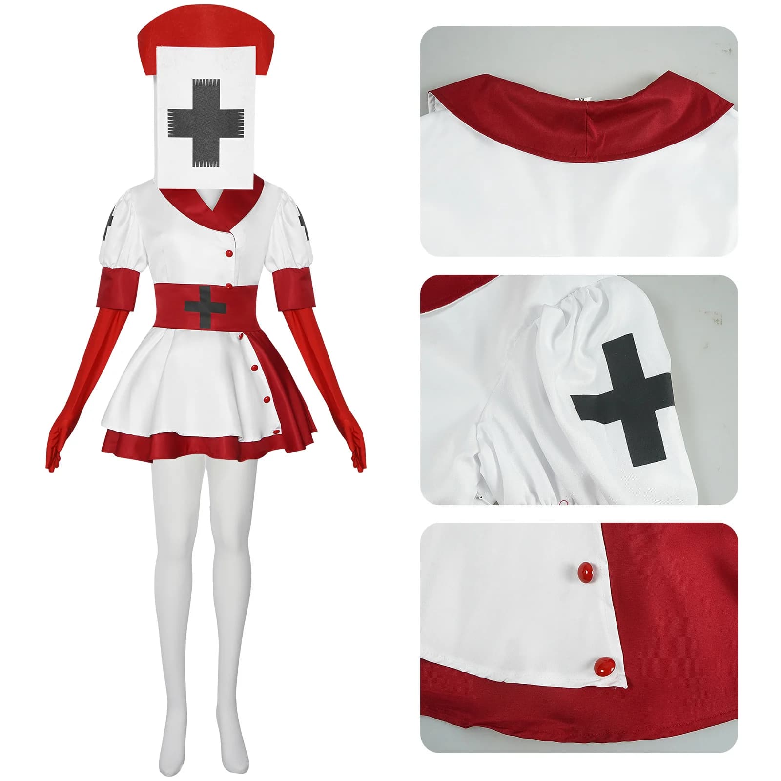 Maschera Anime Dark Reaper Deception Harvester Infermiera Costume Cosplay Spot Dark Gioco di ruolo Abiti Lolita Dress Donna Abiti di Halloween