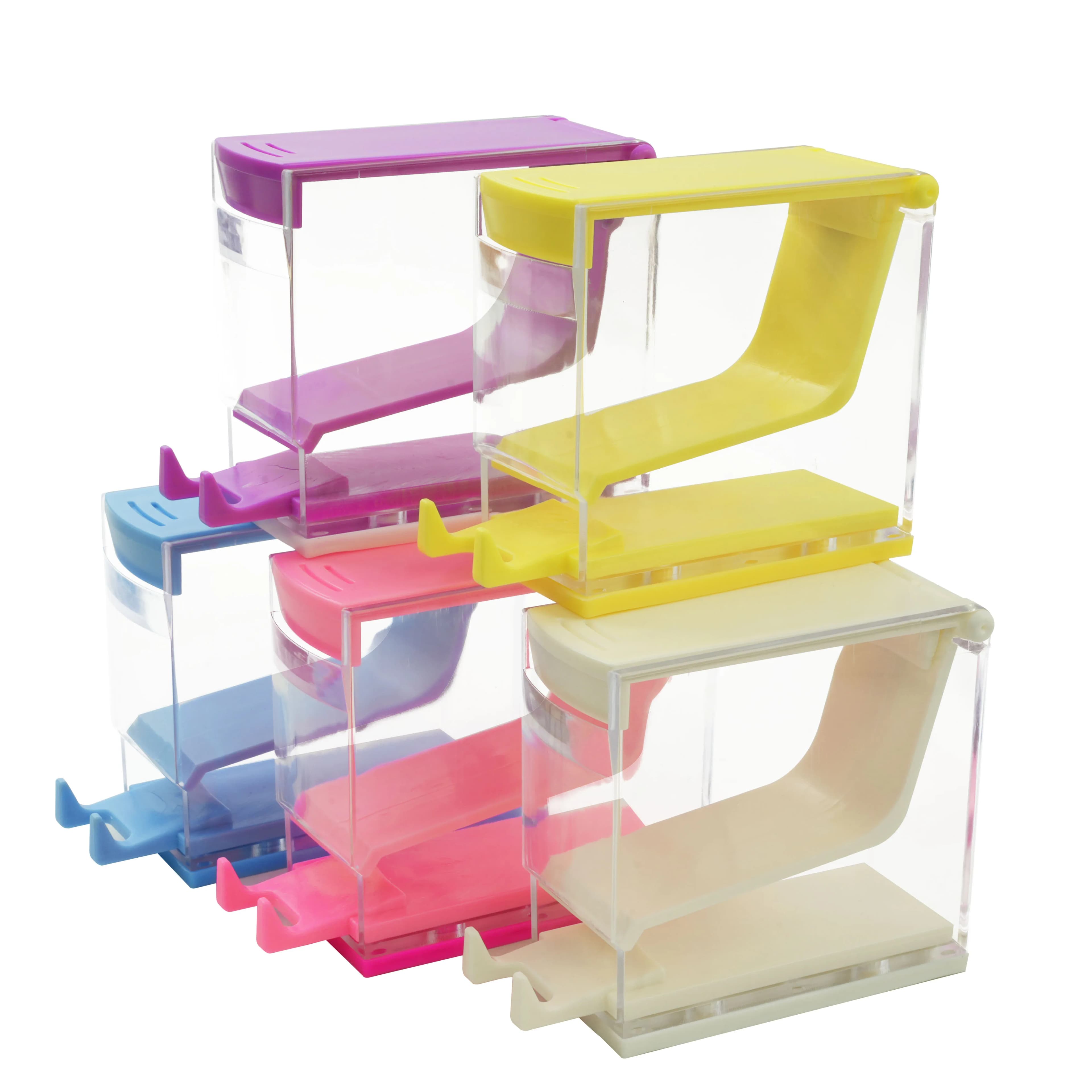 WELLCK Dental Cotton Rolls Dispenser Type of Press Storage for Dental Canvas Dentist Clinical Dental Supplies