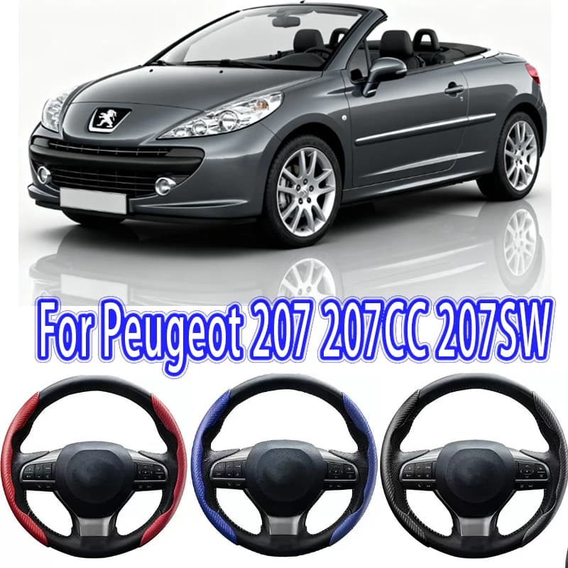 For Peugeot 207 207CC 207SW Car Cover 38CM Anti-slip suede cover Automatic decorative accessory