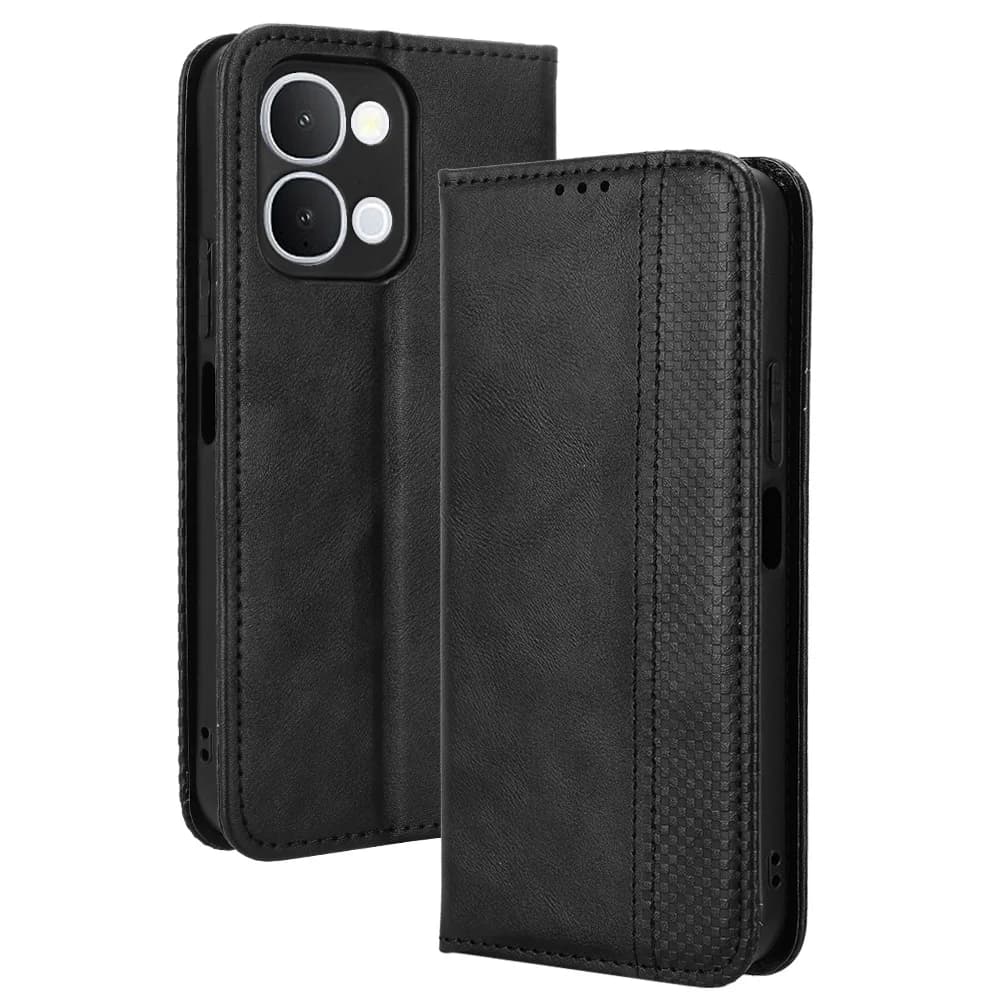 Per Vivo iQOO Z11X 5G Custodia a portafoglio di lusso in pelle PU con chiusura magnetica per Vivo iQOO Z11X iQOOZ11X Borsa per telefono