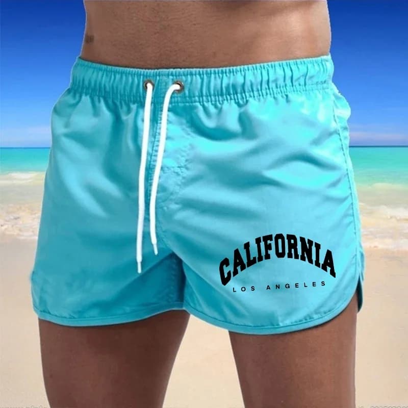 New Men's Beach Shorts 2026, Casual Print, Fast Drying, Surfing Swimwear, Sports Shorts Activities for Jogging and Swimming