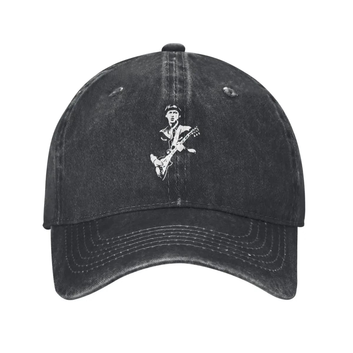 Mark Knopfler, Guitar Legend, Music Fan Apparel demin Trucker Hat Lightweight Hats Woman Baseball Cap Men