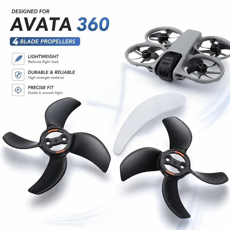 For DJI Avata 360 Propellers Anti Crash Durable Replacement Blades High Toughness Drone Accessories