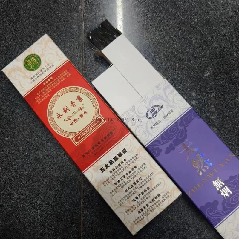Bastoncini d'Incenso 100% Senza Fumo da 31CM, Aromaterapia Naturale per Casa, Culto di Buddha, Preghiera per Benedizioni, Fragranza a Lunga Durata