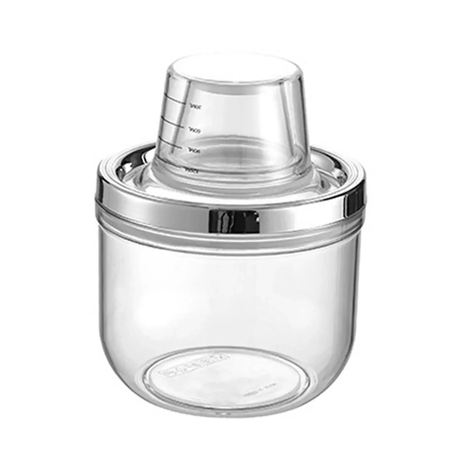 Rice Container Pet Sealed Organizer with Lid Portable Versatile Kitchen Canister for Tea Dried Fruits Stationery Home Terrarium