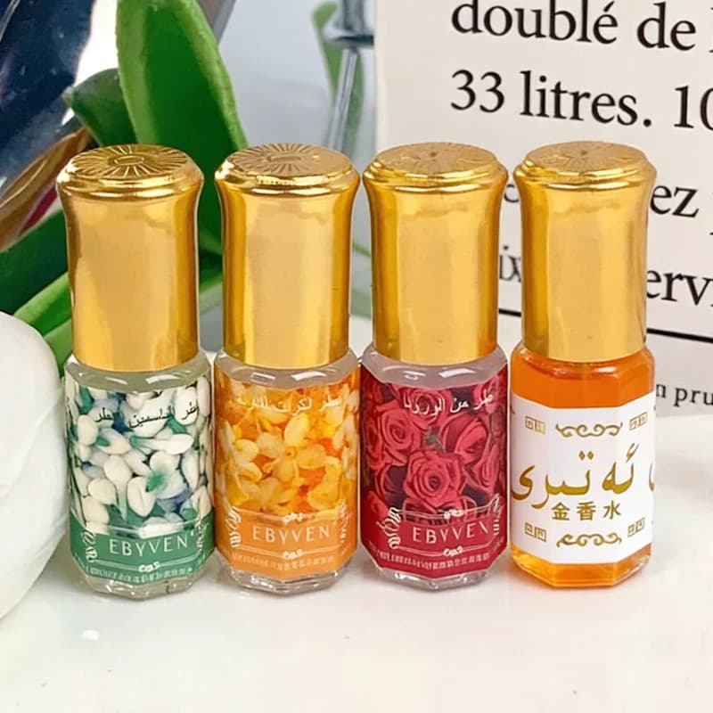 Mini Roller Profumo Arabo Brand New Profumo Olio Essenziale Osmanthus Gelsomino Rosa Fragranza a Lunga Durata Profumo Fascino Portatile