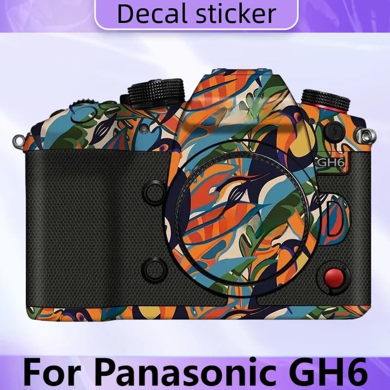For Panasonic GH6 Camera Sticker Vinyl Wrap Film For Lumix GH 6 Camera Body Protective Sticker Protector Coat