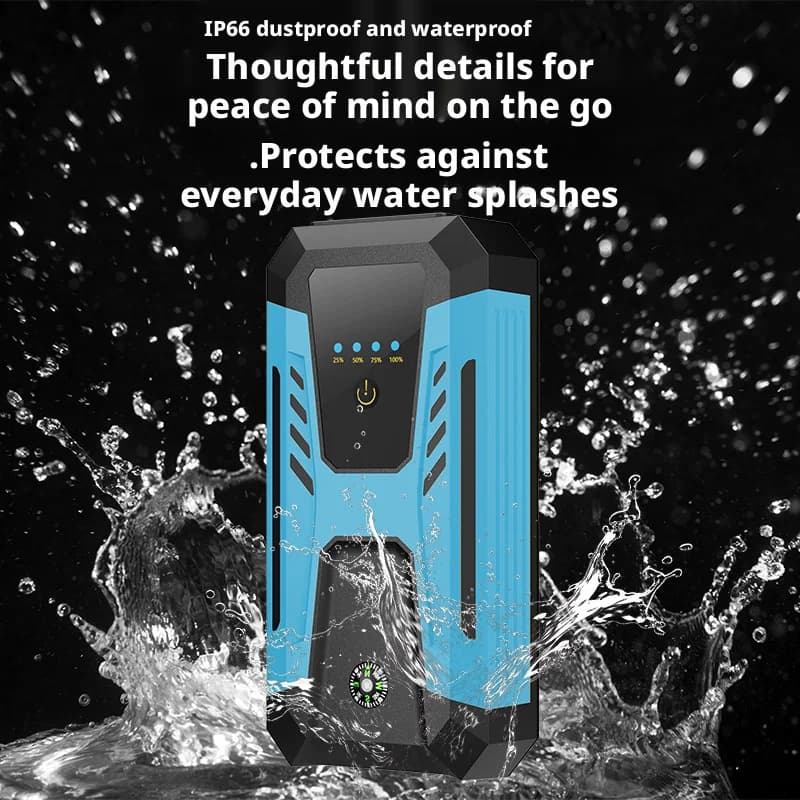 Avviatore di Emergenza per Auto 22200mAh, Booster Batteria Auto, Dispositivo Portatile per Avviamento di Emergenza per Batterie Auto Scariche