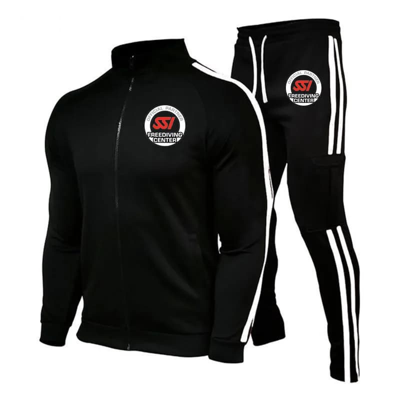 2024 Scuba Diving Dive SSI nuove giacche da uomo set Stripe design Outwears Harajuku comodo set di abbigliamento sportivo da uomo fitness