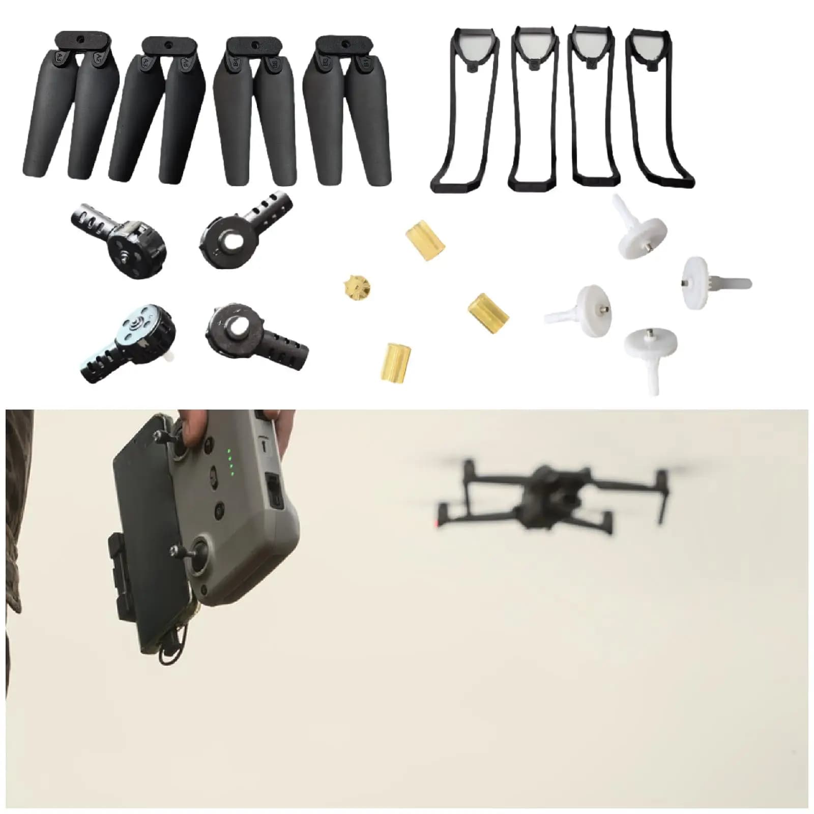 RC Quadcopter pezzi di ricambio modifica fai da te Accs motore elica Set RC Drone Motor Gear per E88 E88Pro S85 E525 Quadcopter