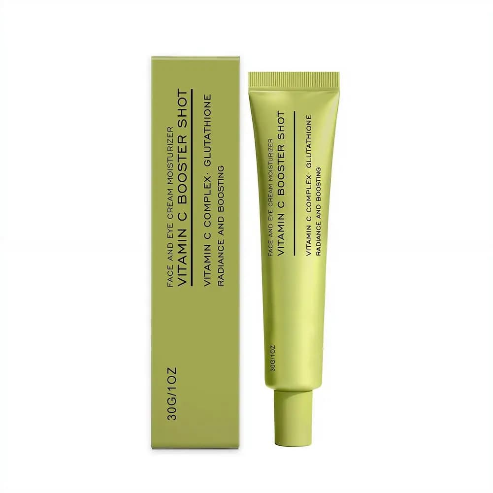 Vitamin C Booster Shot Serum with Glutathione, Niacinamide and Vitamin E Lightweight Brightening Face Serum Hydrate & Boost Glow