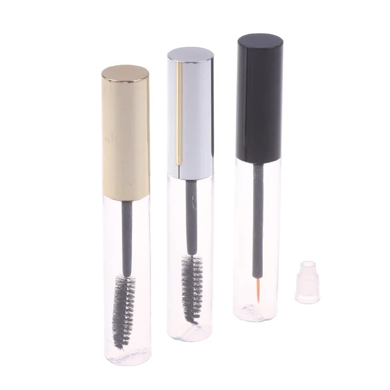 10 Pezzi Tubetti Vuoti per Mascara, Contenitori Ricaricabili per Liquidi, Flaconi per Ciglia, Accessori per Trucco Fai-da-Te