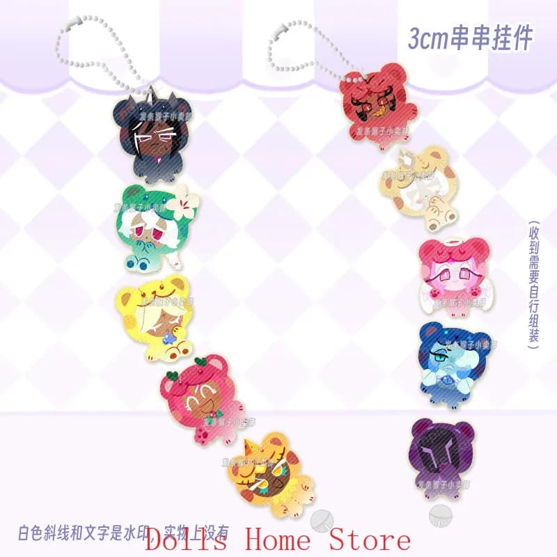 Game Cookie Run Kingdom Pure Vanilla Cookies Shadow Milk Cookie‌ Mini Button Pin Cartoon Brooch Badge Backpack Acrylic Stand