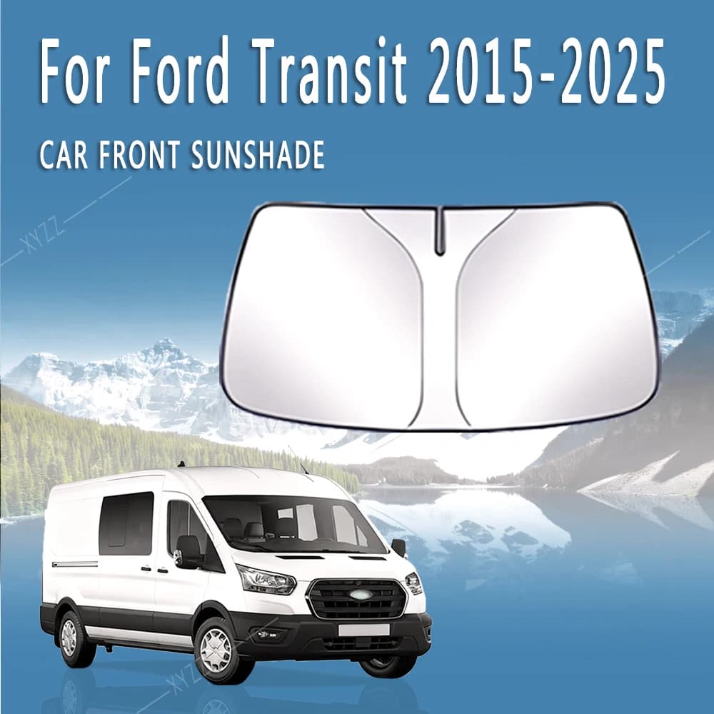 Parasole per Parabrezza Anteriore Auto, Isolamento Termico, Accessori Estivi per Ford Transit 2015~2025 2016 2017 2018 2019