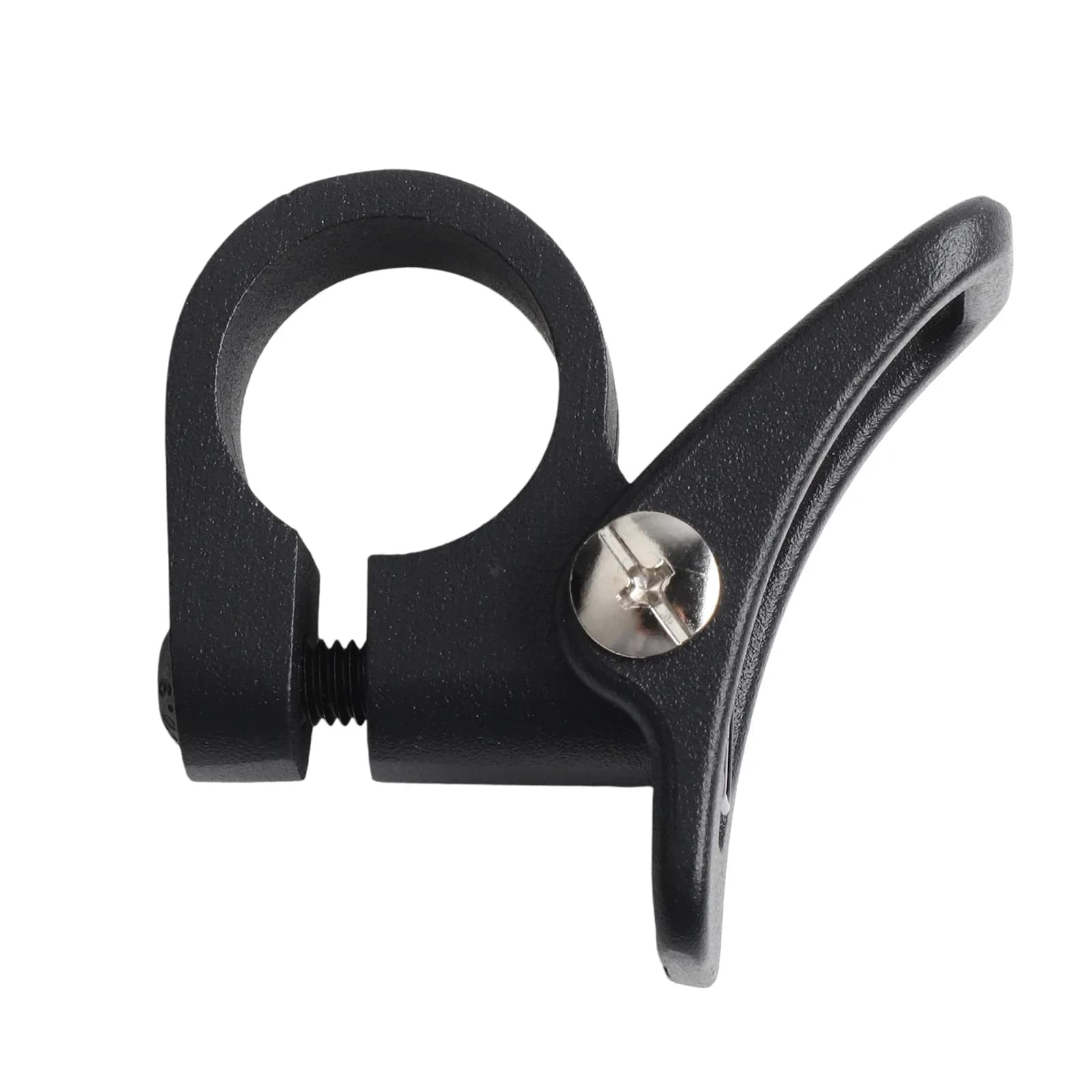 Anello campanello in alluminio Campanello per scooter Riparazione scooter elettrico Gancio per campanello in lega di alluminio nero Parte per scooter facile da installare