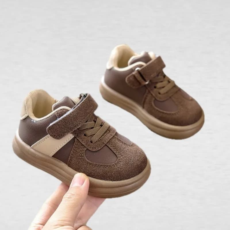 Scarpe da passeggio per neonati maschi 2026 Primavera Autunno, Scarpe casual in pelle PU per bambini, Scarpe da skate per ragazzi, Scarpe sportive per ragazze con suola morbida