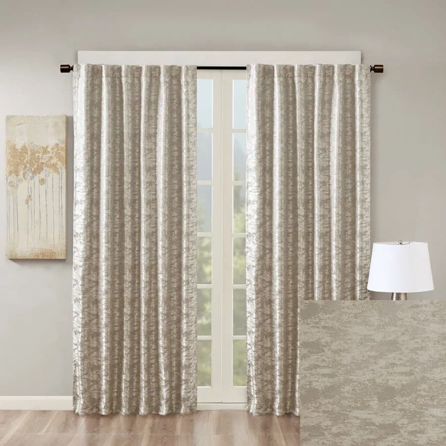 Blackout Rod Pocket Back Tab Curtain Panel Only 1 Pc Panel