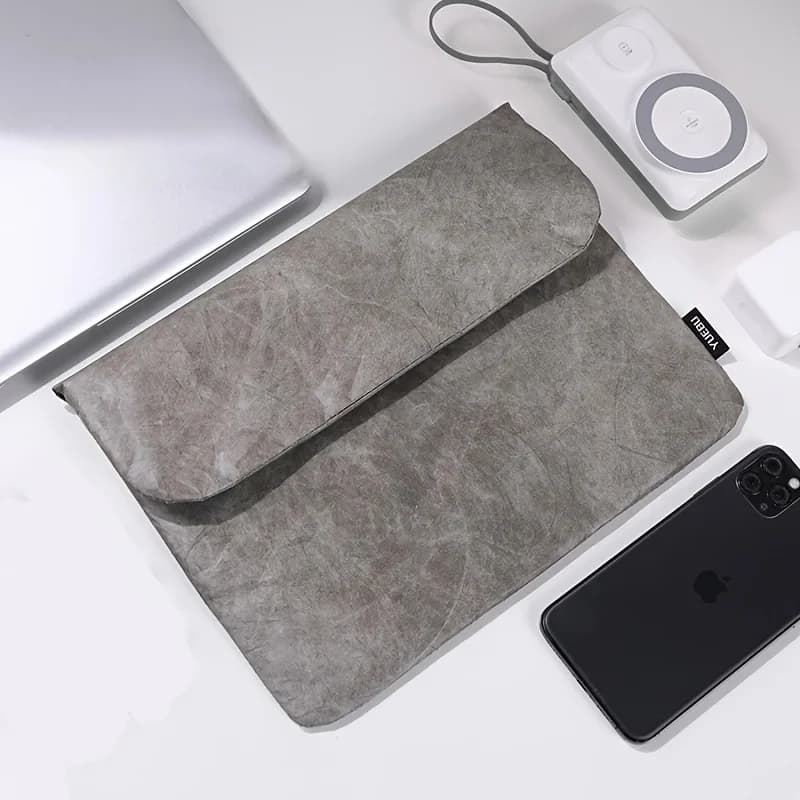 Custodia per tablet in carta Dupont stile retrò da 9,45 pollici * 7,09 pollici, può contenere iPad, Galaxy Tab, Kindle, borsa per documenti, custodia per laptop, borsa impermeabile