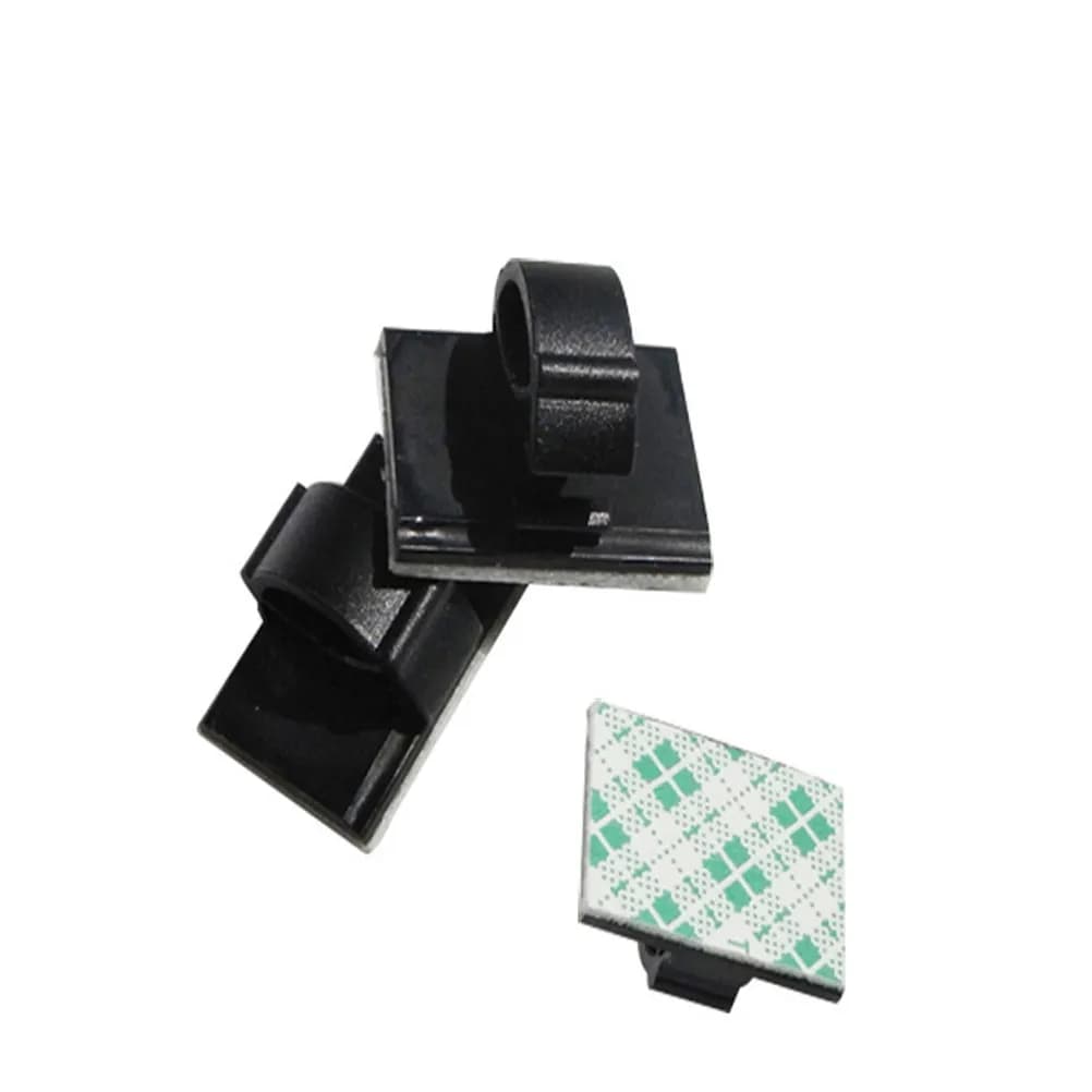 Set di 50 Clip Adesive Premium per Gestione Cavi, Compatte e Facili da Usare, per Cavi di Ricarica Auto e Scrivania Computer