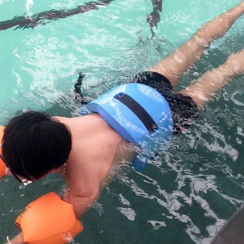 Cintura da Nuoto Regolabile in EVA - Ausilio Galleggiante per Bambini/Principianti, Anello Galleggiante con Fibbia a Sgancio Rapido