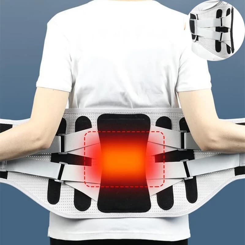 Cintura di supporto lombare Ernia del disco Corsetto ortopedico per alleviare il dolore da sforzo per la postura della schiena Tutore di decompressione della colonna vertebrale