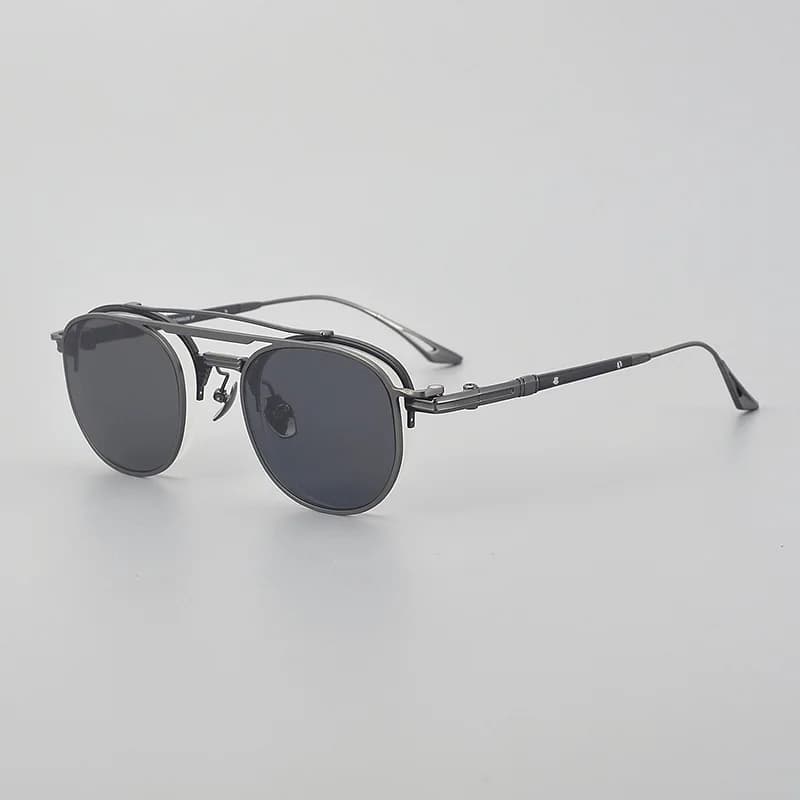 Detachable Magnetic Set Holder Pure Titanium Sunglasses DEX-012 Niche Vacation Men's and Qomen's Sunglasses Outdoor Driving Shad