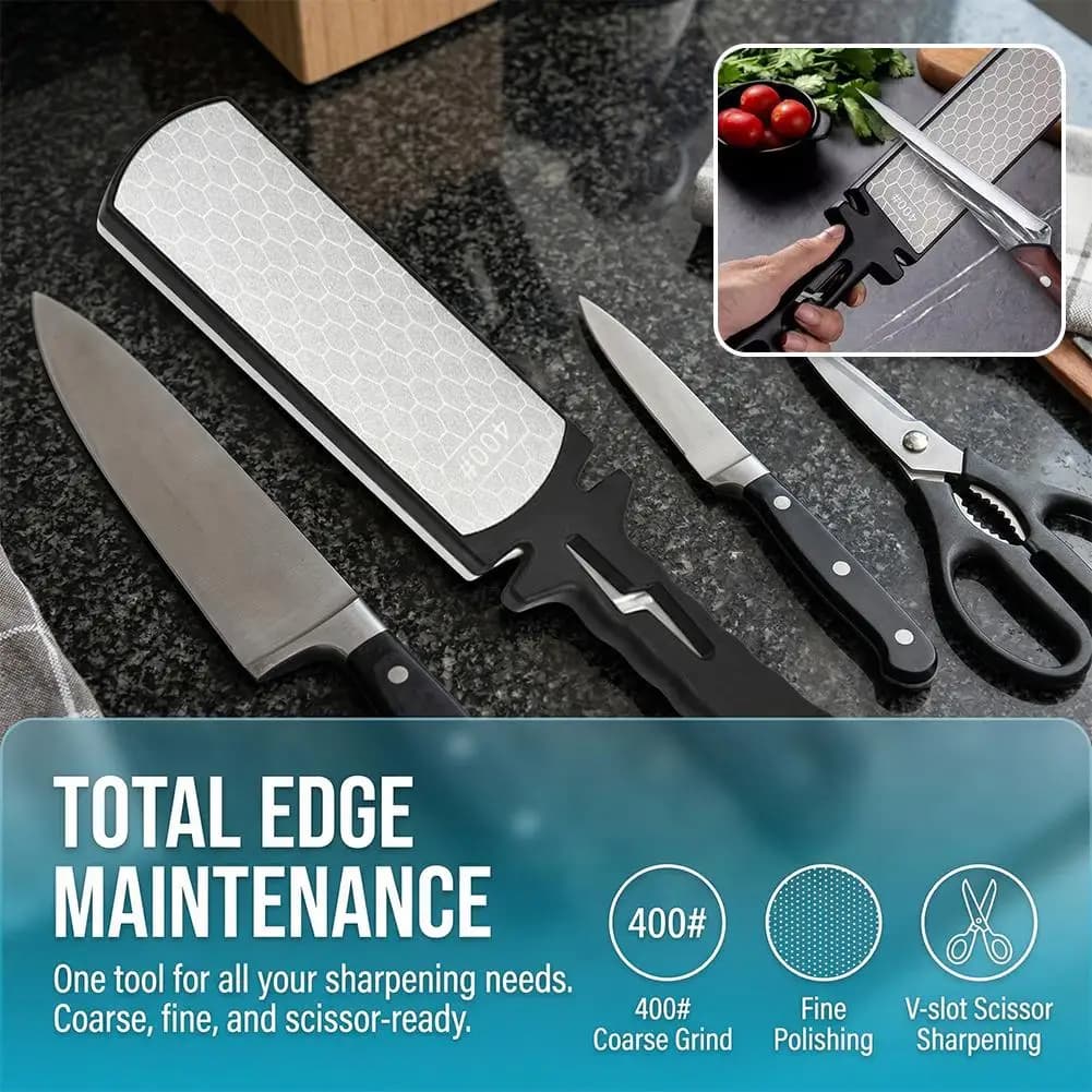 5 In 1 Knife Sharpener Double-Sided Multi-Purpose Scraper Professional Kitchen Sharpen Sharpener Emery Tool Household Sci Z3D4