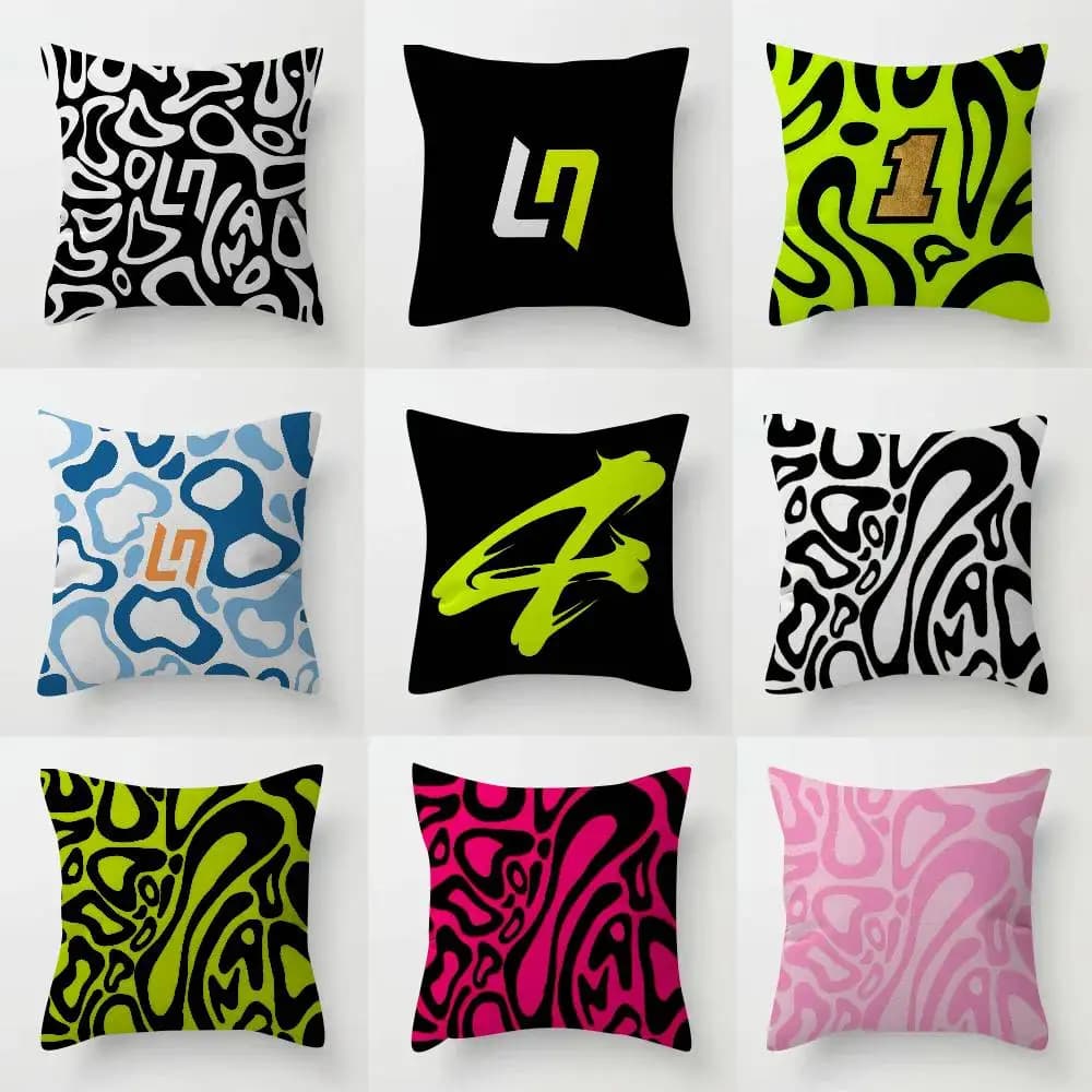 Racing Driver Pillow Gift Home Office Decoration L-Landos Bedroom N-Norris Sofa Car Cushion Cover case 45x45