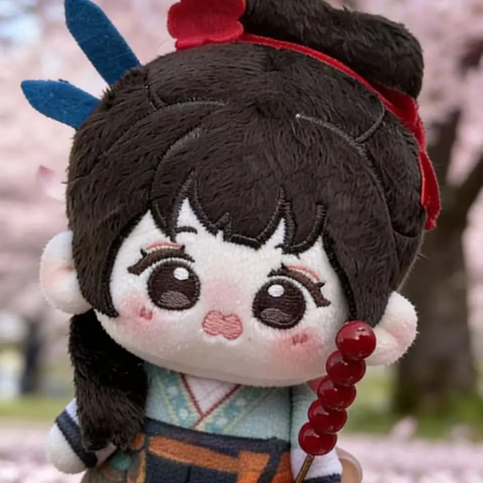 Bambola in cotone stampata da 10 cm di Fan Changyu Vivian (Pursuit of Jade) - Regalo per amici