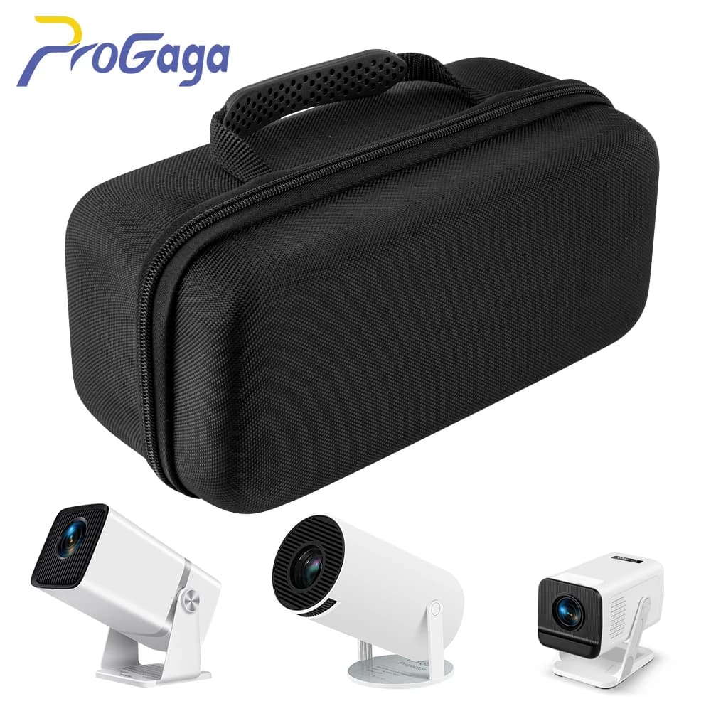 PROGAGA Custodia per proiettore Custodia da viaggio per proiettore Borsa per proiettore per Magcubic HY300 Pro HY320 Mini TD80W PG370 Borse per il trasporto del proiettore